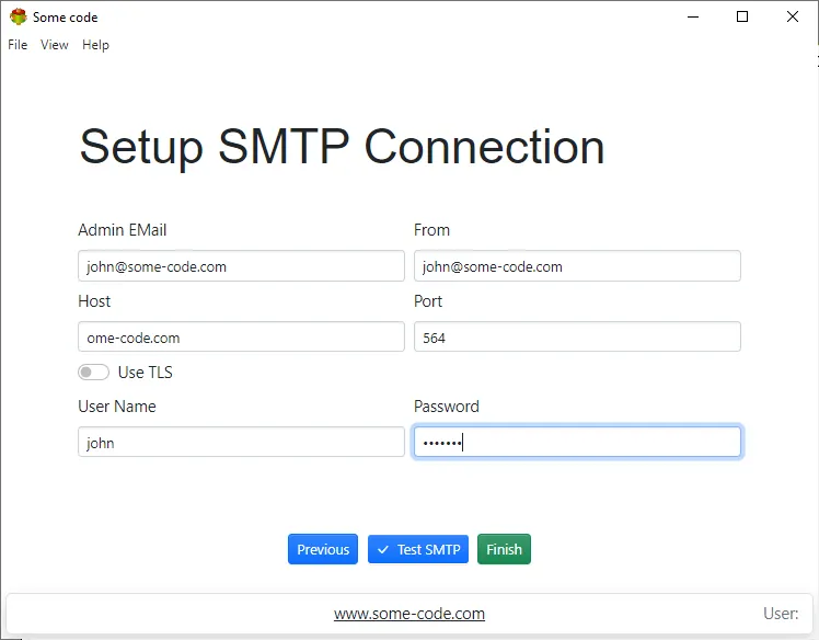 Setting up email notifications